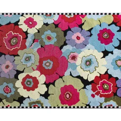 MacKenzie-Childs Always Flowers Indoor/Outdoor Rug - 8' x 10'| Spring|Outdoor