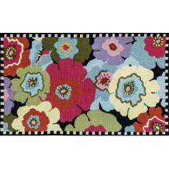 MacKenzie-Childs Always Flowers Indoor/Outdoor Rug - 3' x 5'| Spring|Outdoor
