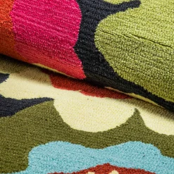 MacKenzie-Childs Always Flowers Indoor/Outdoor Rug - 5' x 8'| Spring|Outdoor