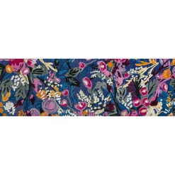 MacKenzie-Childs Aurora Floral Royal 2'6 x 8' Runner| Spring|Rugs