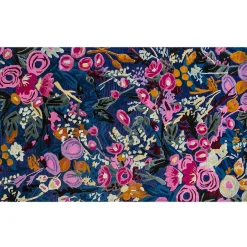 MacKenzie-Childs Aurora Floral Royal 5' x 8' Rug| Spring|Rugs