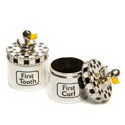 MacKenzie-Childs Baby's First: Tooth  Curl Box| Room Accents