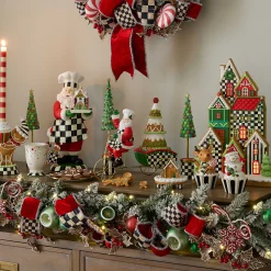 MacKenzie-Childs Bake Shop Bicycle Santa| Holiday|Room Accents