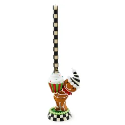 MacKenzie-Childs Bake Shop Gingerbread Candle Holder| Holiday|Candles & Fragrances