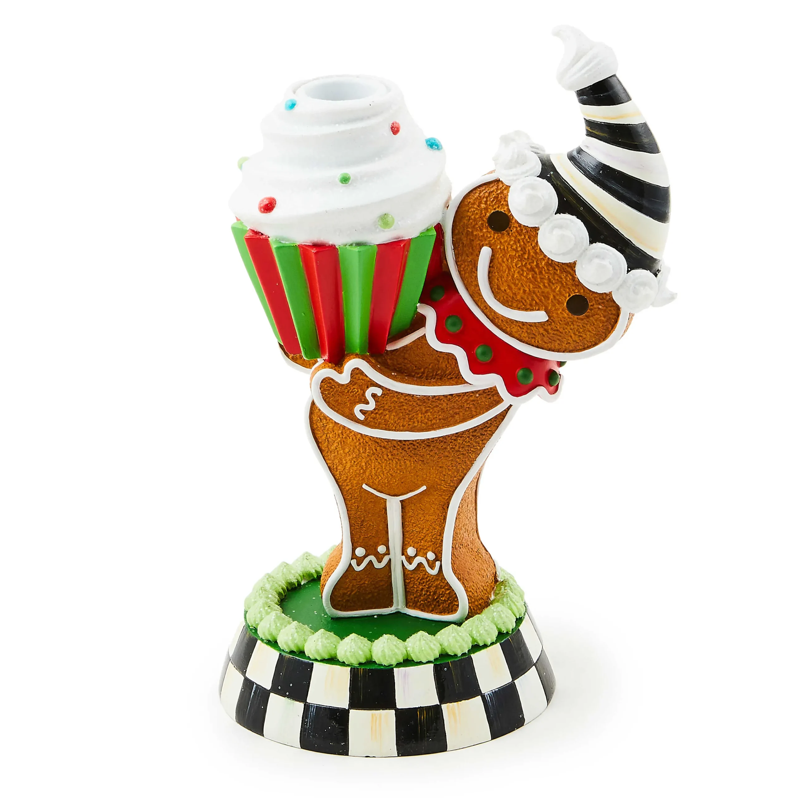 MacKenzie-Childs Bake Shop Gingerbread Candle Holder| Holiday|Candles & Fragrances