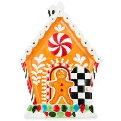 MacKenzie-Childs Bake Shop Gingerbread House Cookie Plate| Serveware