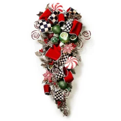 MacKenzie-Childs Bake Shop Illuminated Swag| Holiday|Greenery & Florals