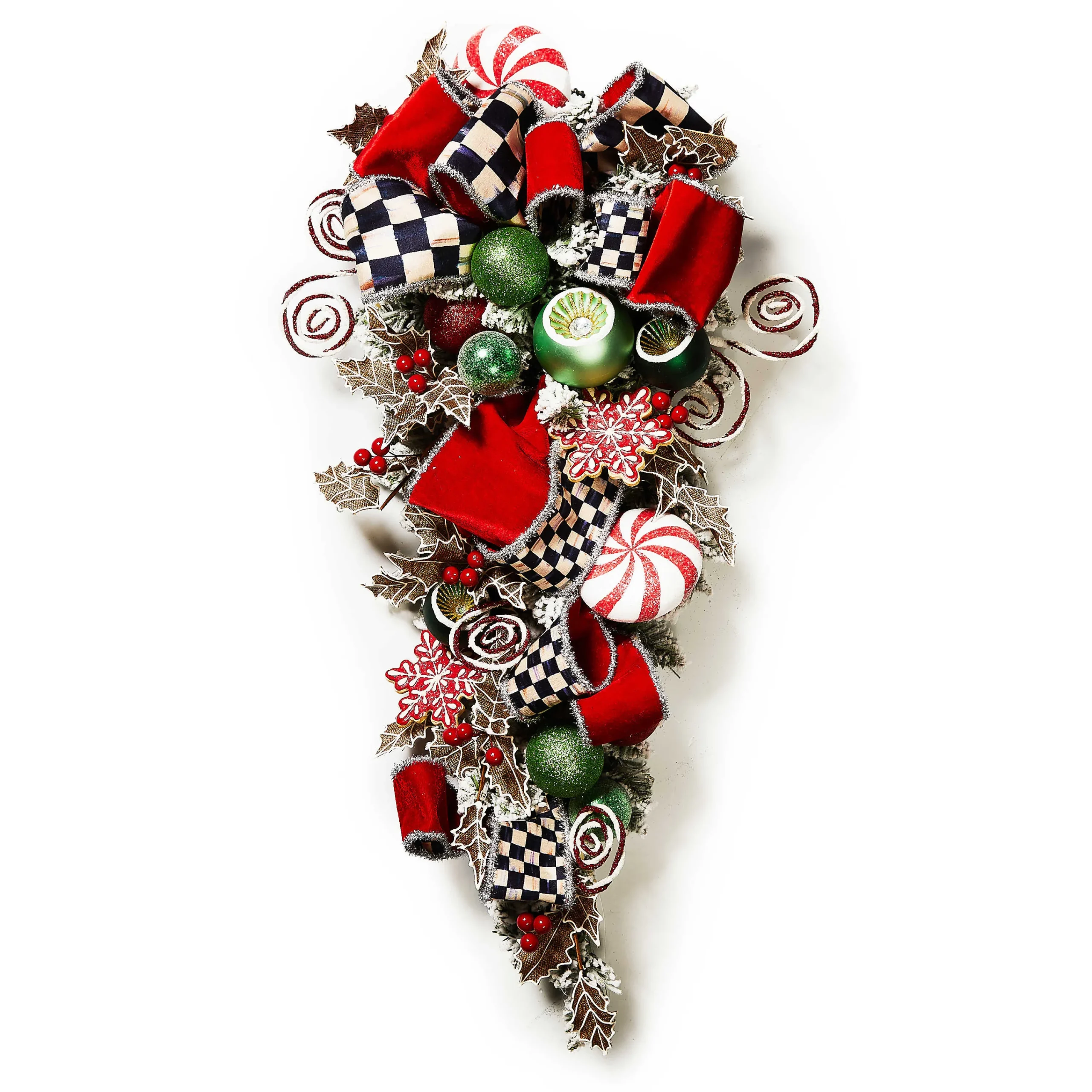 MacKenzie-Childs Bake Shop Illuminated Swag| Holiday|Greenery & Florals
