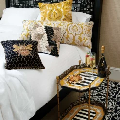 MacKenzie-Childs Beekeeper Throw Pillow| Pillows, Throws, & Cushions