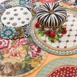 MacKenzie-Childs Bloomsbury Garden 6' Round Rug| Rugs
