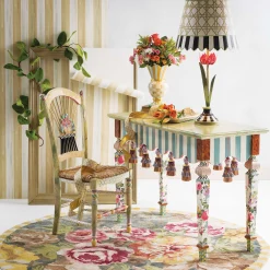MacKenzie-Childs Bloomsbury Garden 6' Round Rug| Rugs
