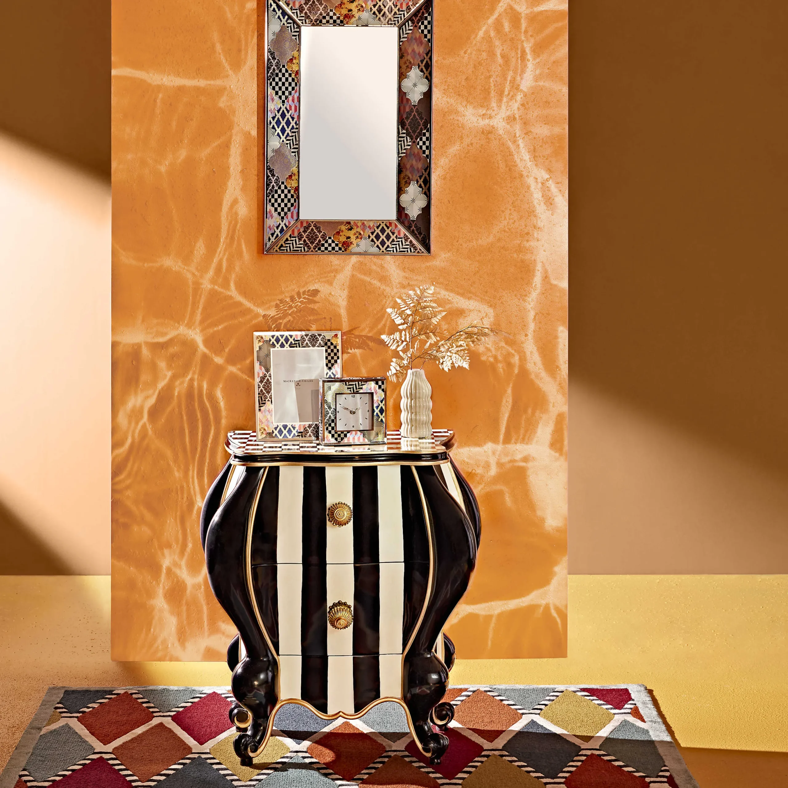 MacKenzie-Childs Bombastic Bombay| Storage Furniture|Entryway Furniture