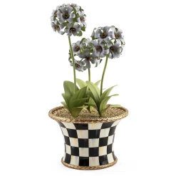 MacKenzie-Childs Botany Potted Hyacinth Arrangement| Spring|Greenery & Florals