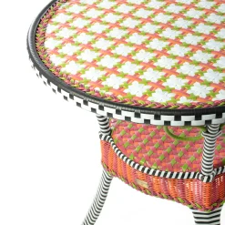 MacKenzie-Childs Breezy Poppy Outdoor Cafe Table| Spring|Living Room