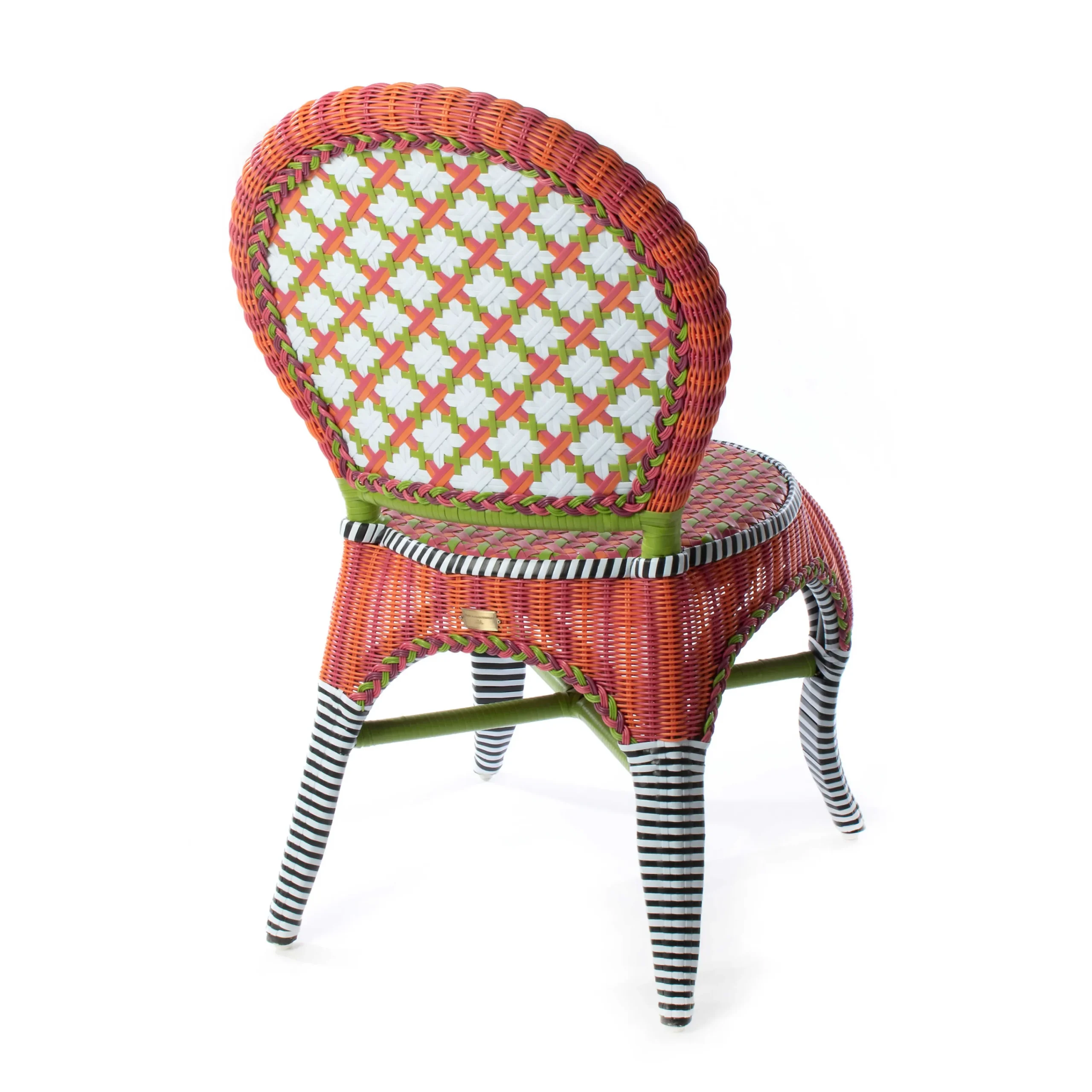 MacKenzie-Childs Breezy Poppy Outdoor Cafe Chair| Outdoor|Spring