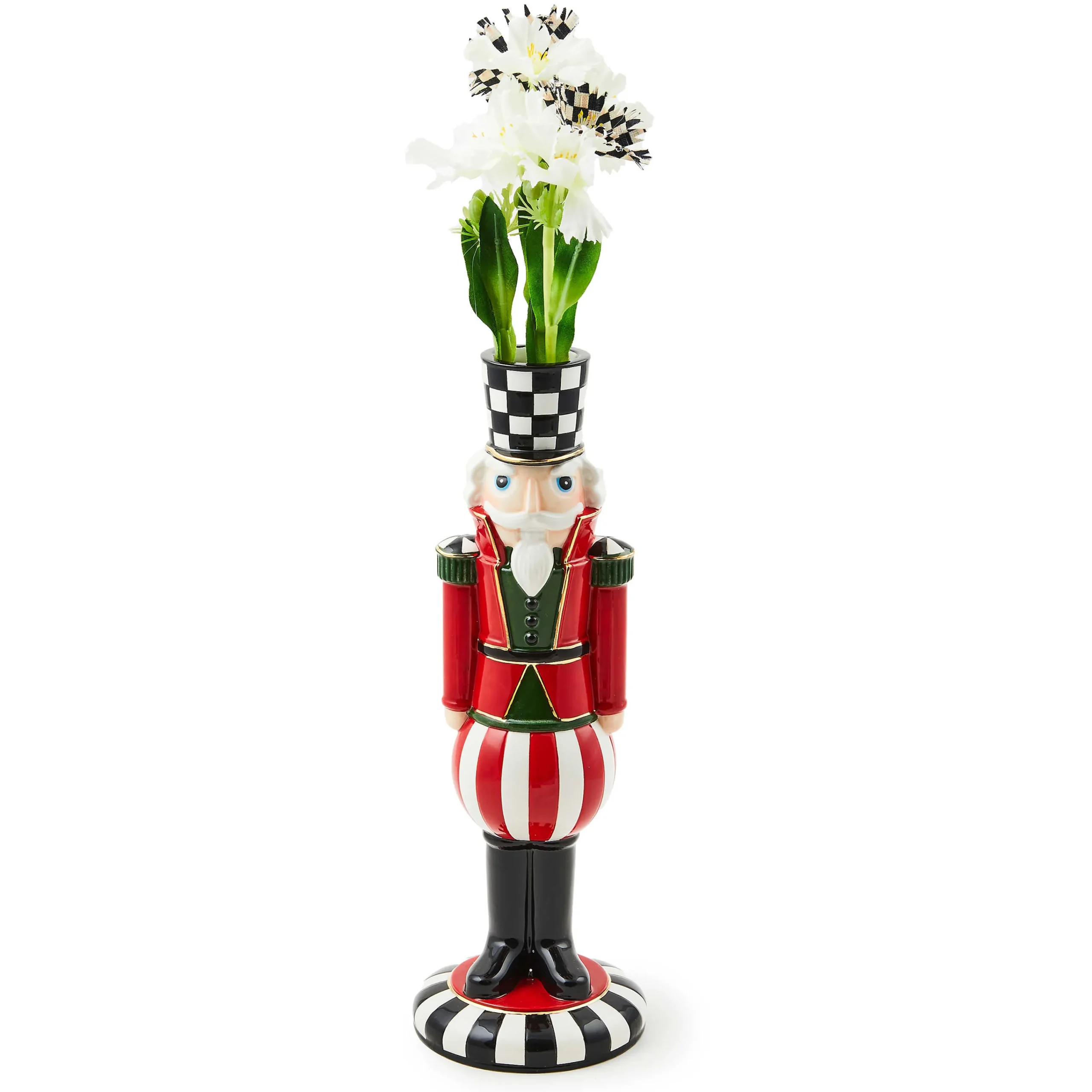 MacKenzie-Childs Buckingham Nutcracker Bud Vase| Room Accents