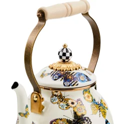 MacKenzie-Childs Butterfly 2 Quart Tea Kettle| Fall Entertaining|Tea Kettles