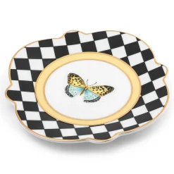 MacKenzie-Childs Butterfly Toile Bread and Butter Plate| Spring|Dinnerware & Flatware