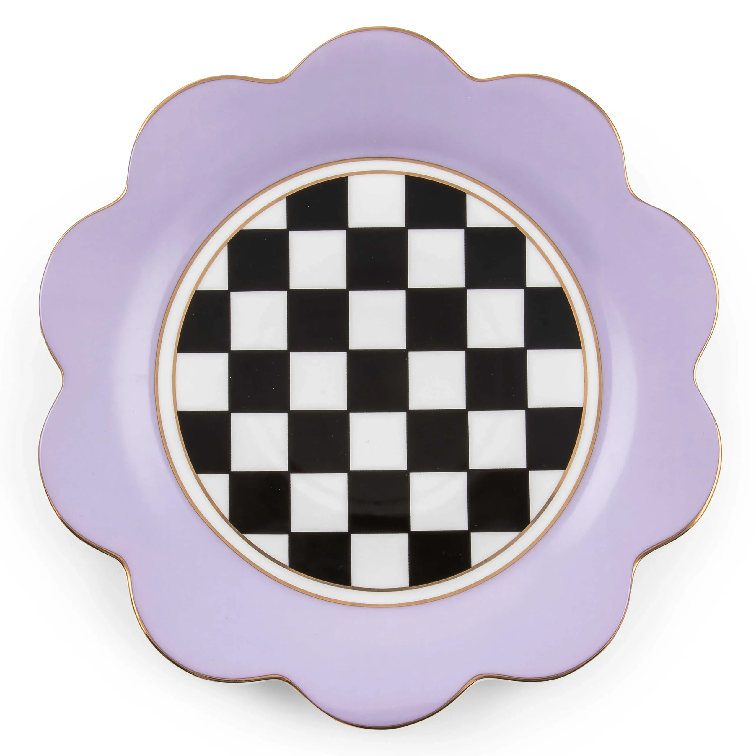 MacKenzie-Childs Butterfly Toile Lavender Dinner Plate| Spring|Dinnerware & Flatware