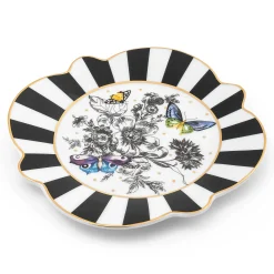 MacKenzie-Childs Butterfly Toile Salad Plate| Spring|Dinnerware & Flatware