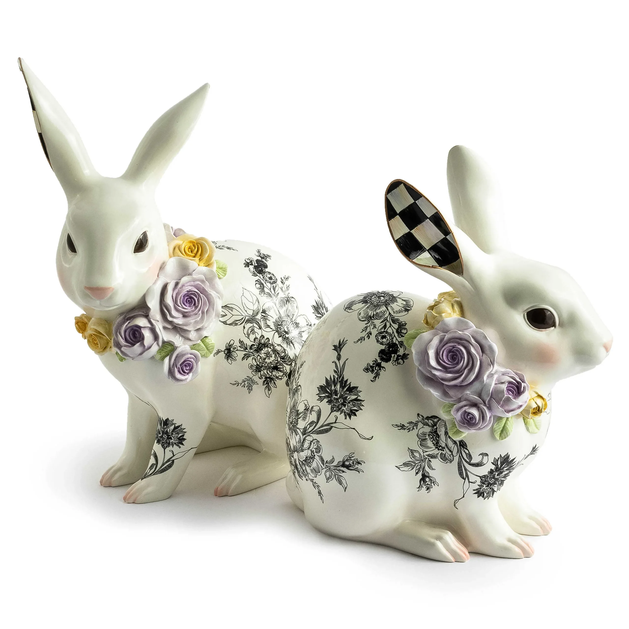 MacKenzie-Childs Butterfly Toile Tall Rabbit| Easter|Spring