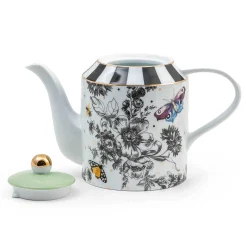 MacKenzie-Childs Butterfly Toile Teapot| Spring|Serveware