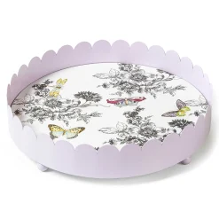 MacKenzie-Childs Butterfly Toile Tray| Spring|Bar Entertaining
