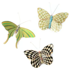 MacKenzie-Childs Butterfly Trio Wall Decor - Meadow| Room Accents