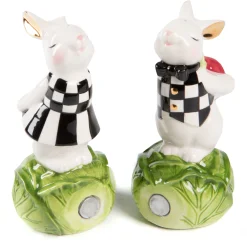 MacKenzie-Childs Cabbage Garden Salt Pepper Set| Spring|Table Accessories