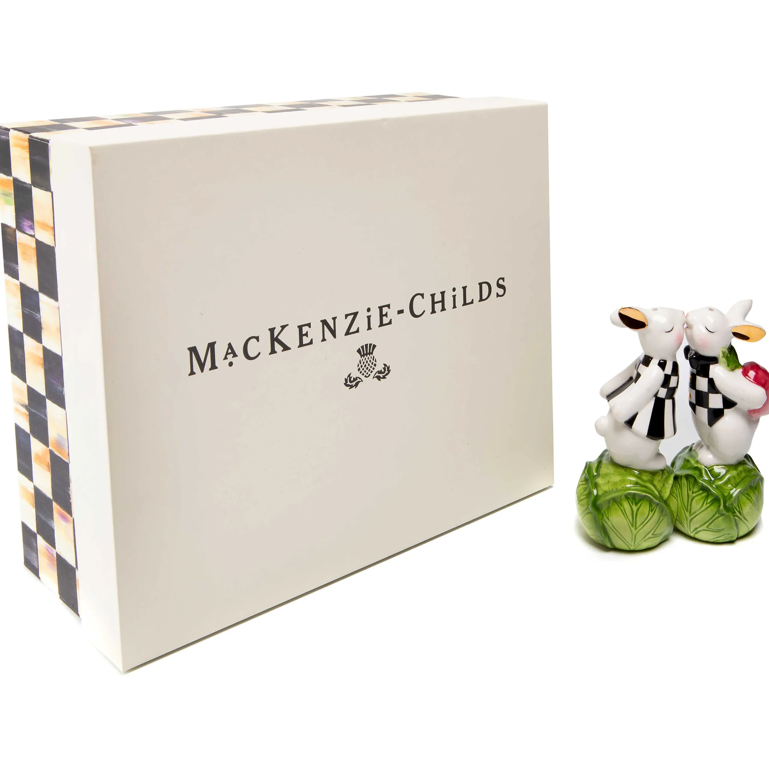 MacKenzie-Childs Cabbage Garden Salt Pepper Set| Spring|Table Accessories