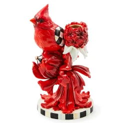 MacKenzie-Childs Cardinal Candle Holder| Holiday|Candles & Fragrances