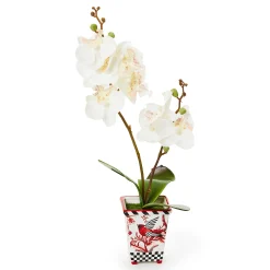 MacKenzie-Childs Cardinal Toile Small Orchid| Holiday|Greenery & Florals