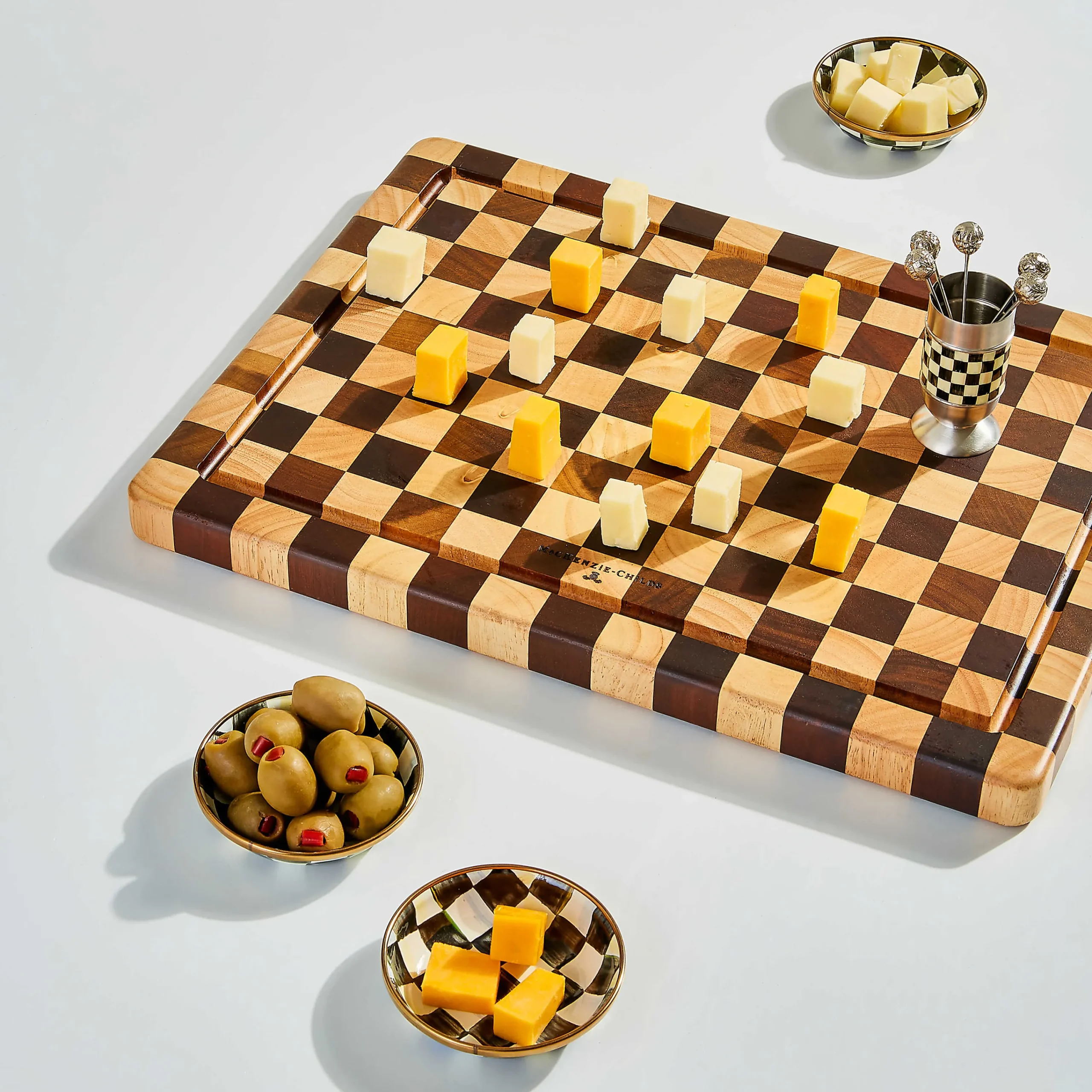 MacKenzie-Childs Check Carving Board| Fall Entertaining|Kitchen Utensils & Tools