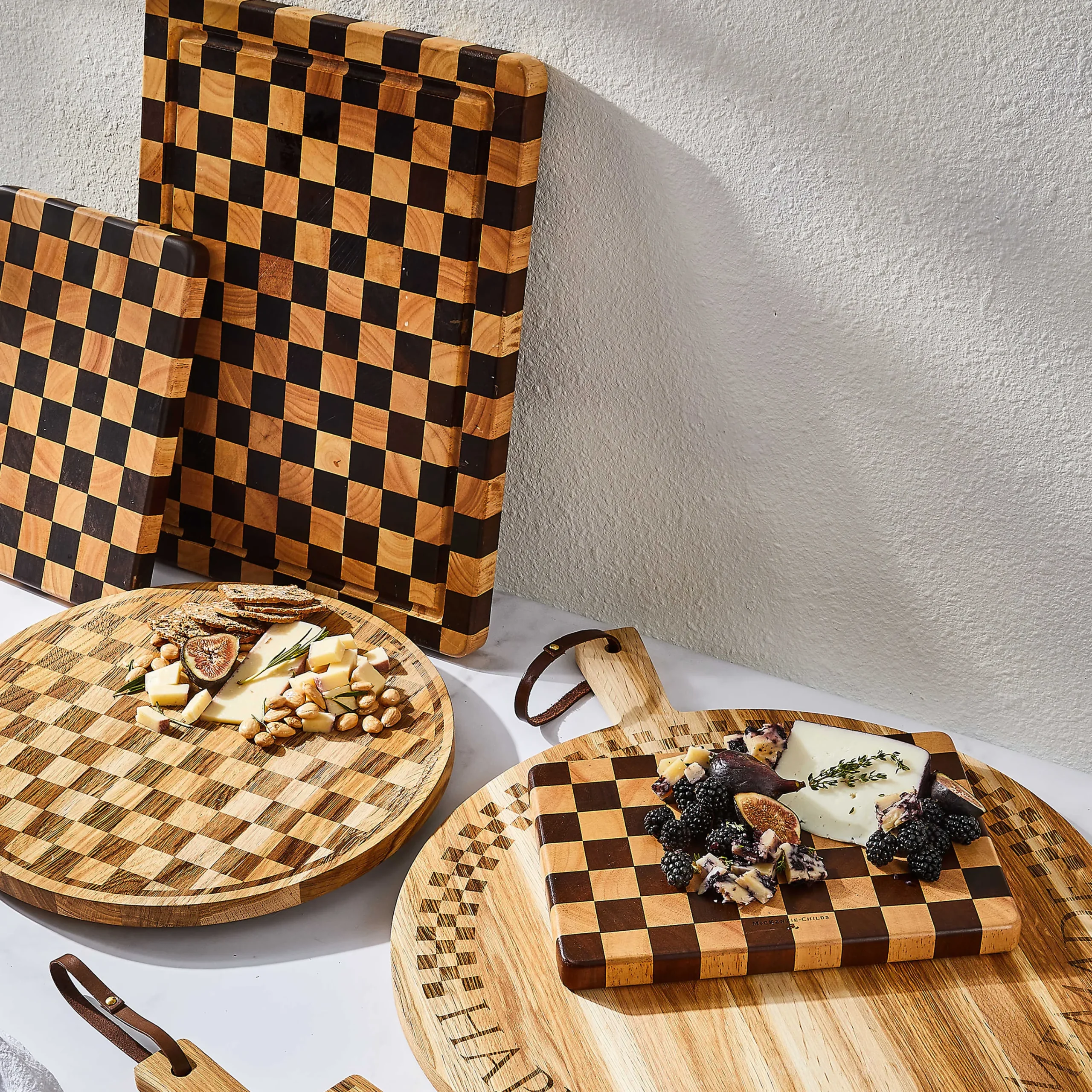 MacKenzie-Childs Check Cheese Board Set| Serveware