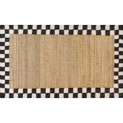 MacKenzie-Childs Check Jute 3' x 5' Rug| Rugs
