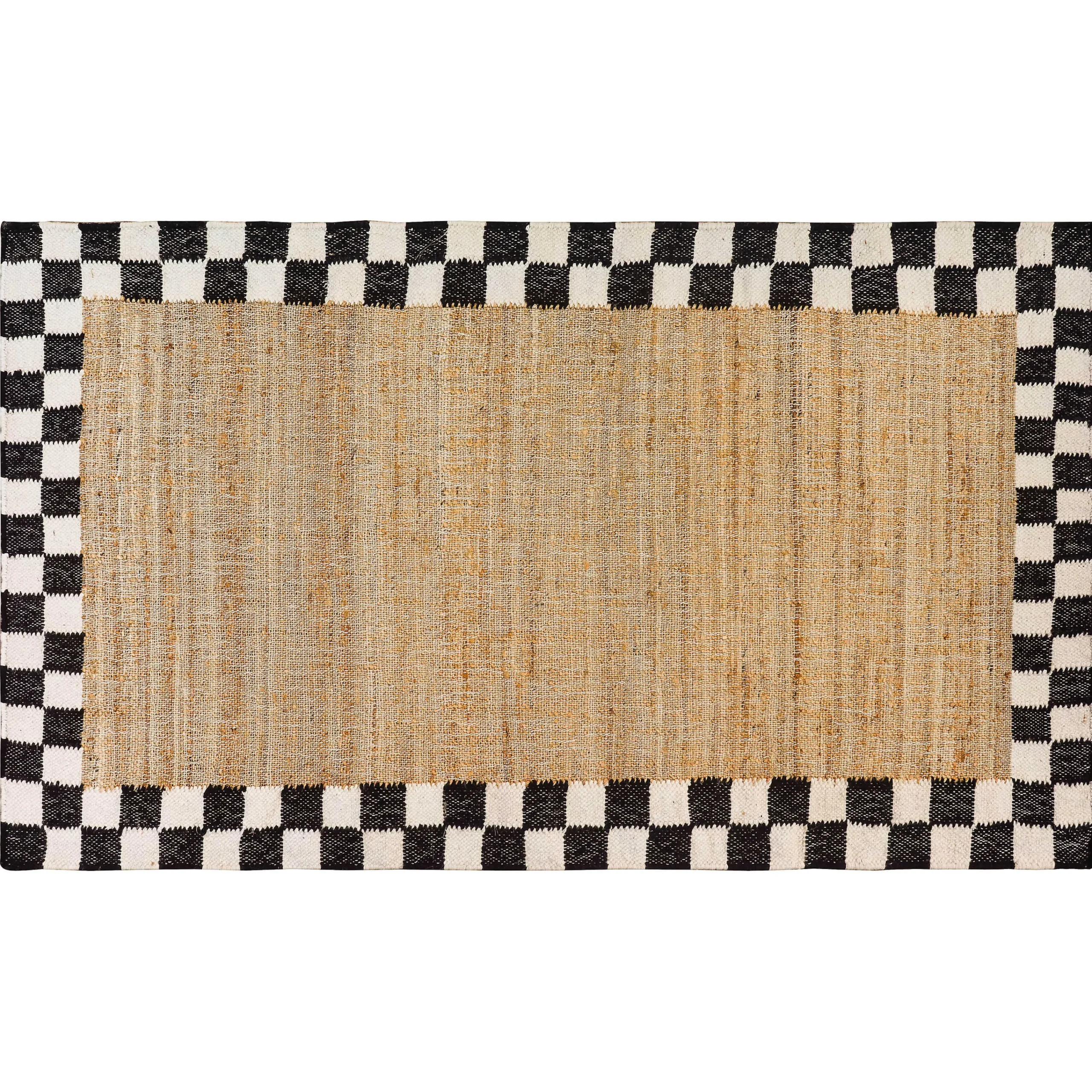 MacKenzie-Childs Check Jute 3' x 5' Rug| Rugs