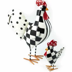 MacKenzie-Childs Checkerdot Rooster - Large| Outdoor|Room Accents