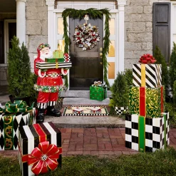 MacKenzie-Childs Checkmate Christmas Wreath| Holiday|Greenery & Florals