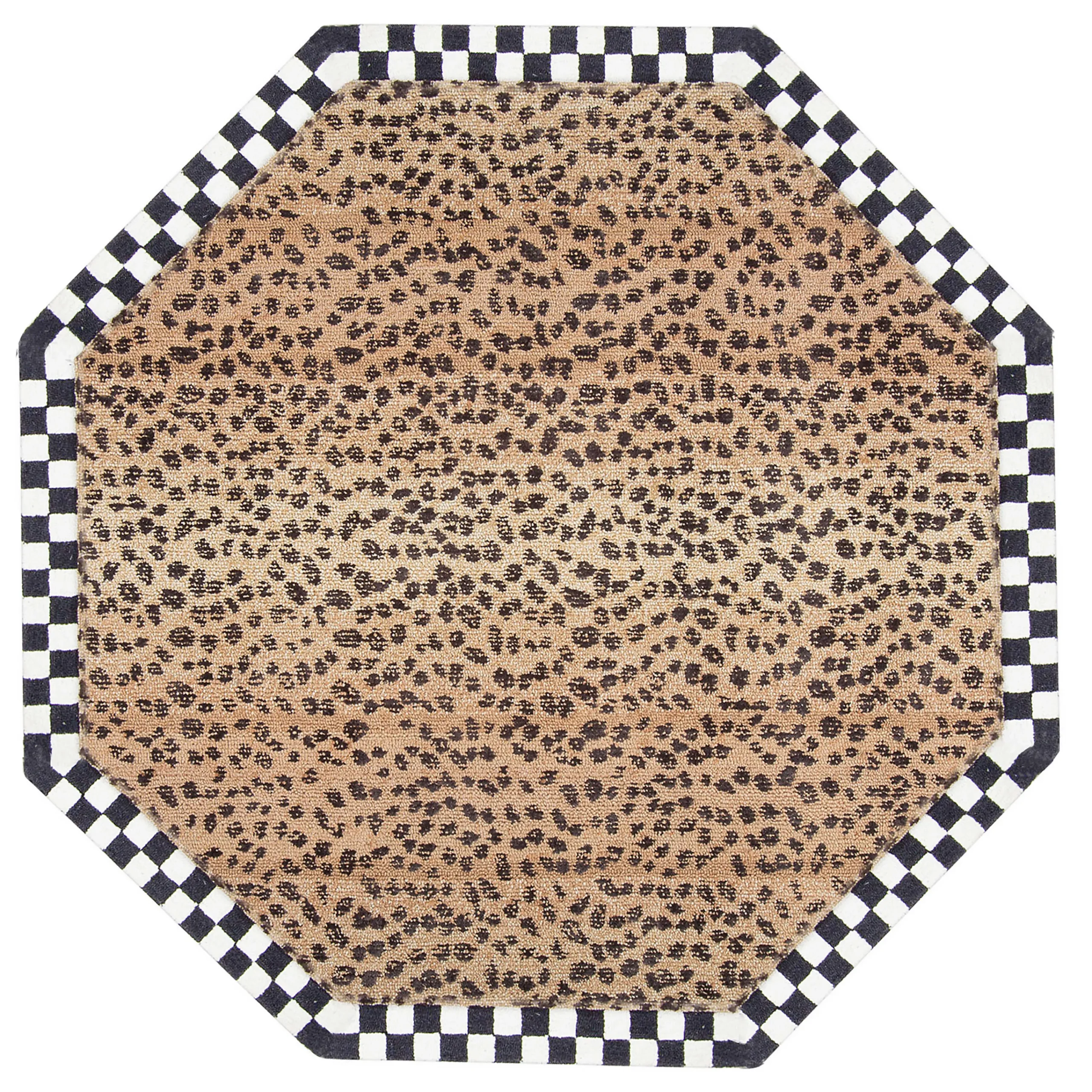 MacKenzie-Childs Cheetah 6' Octagon Rug| Rugs