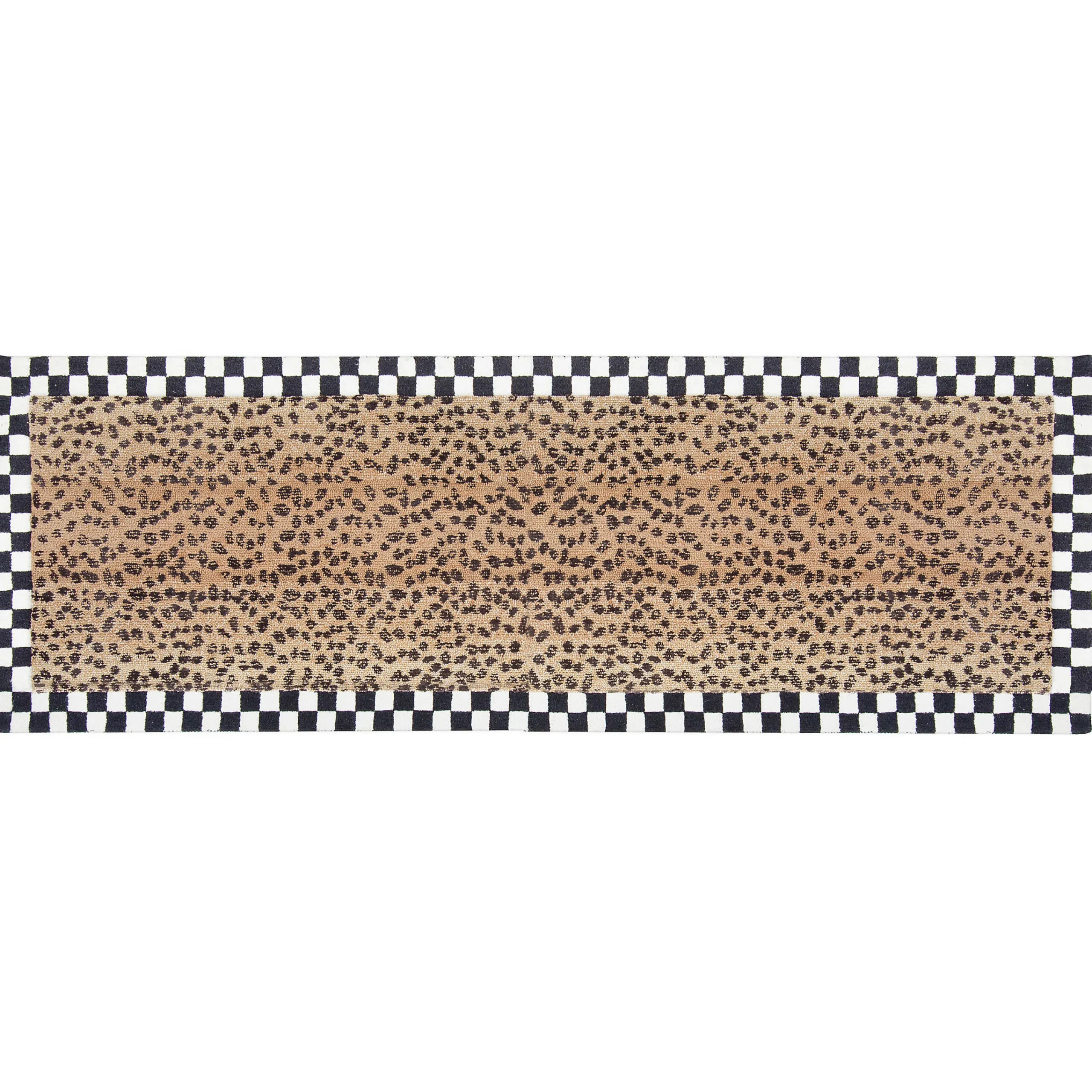 MacKenzie-Childs Cheetah 2'6 x 8' Runner| Rugs