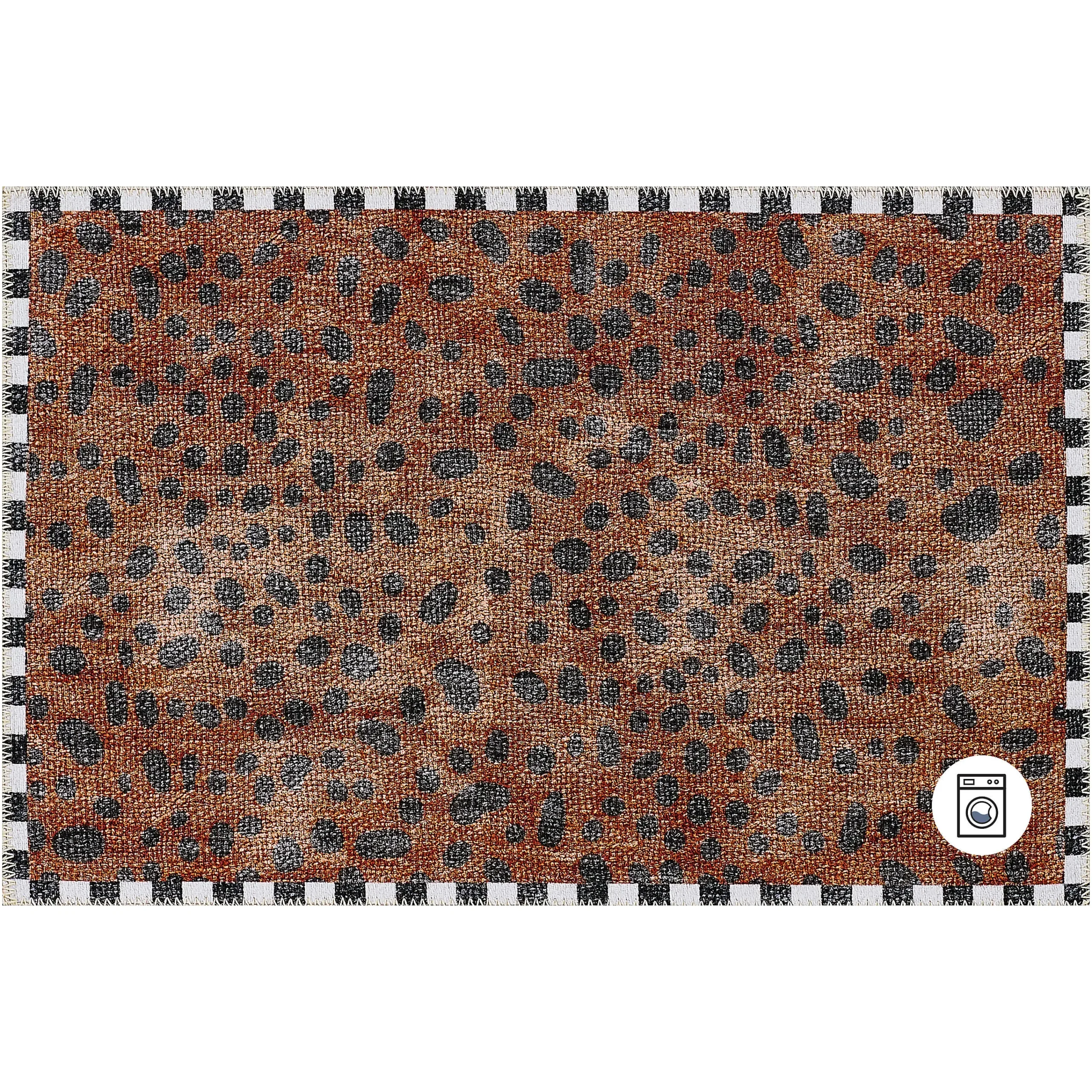 MacKenzie-Childs Cheetah 2' x 3' Washable Rug| Rugs