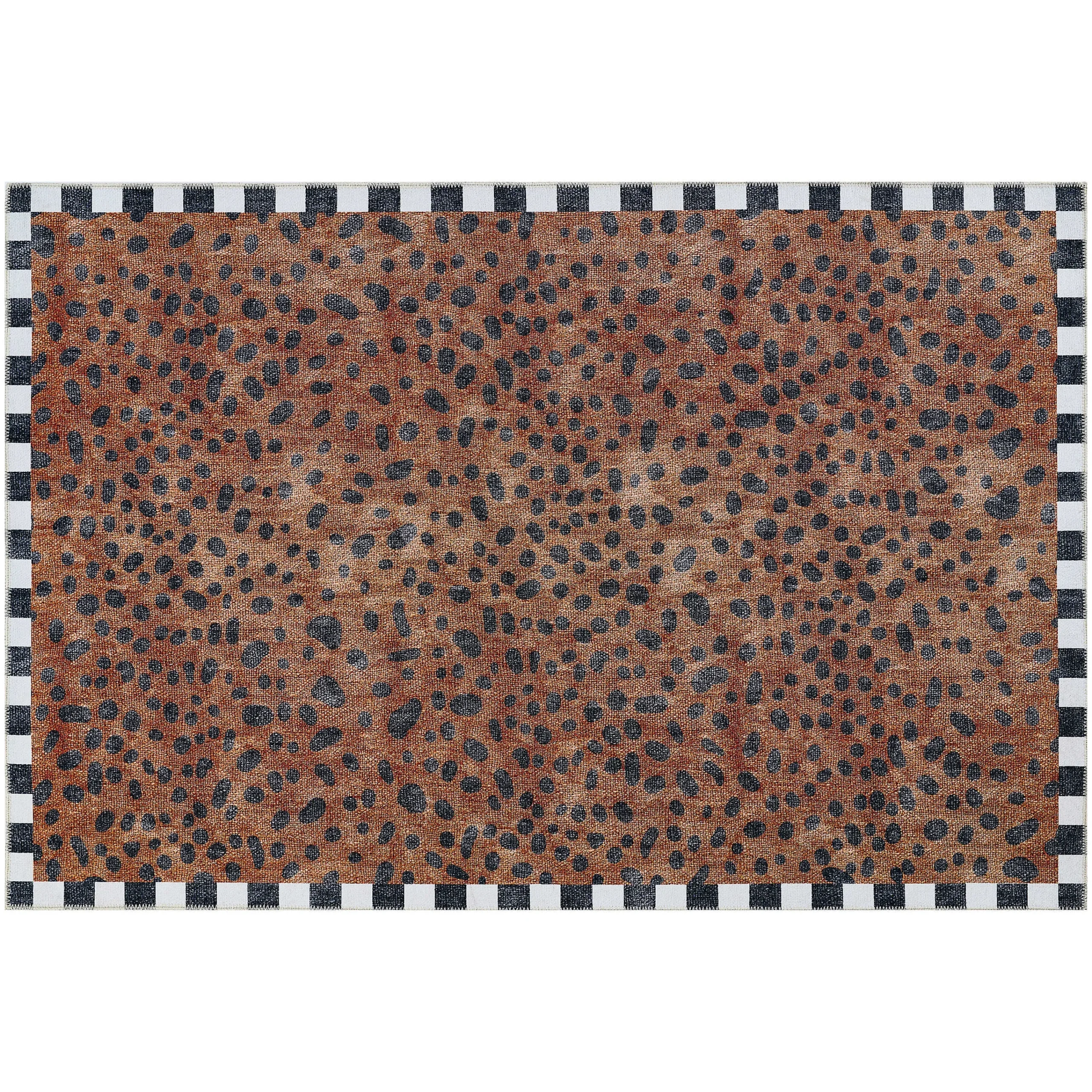 MacKenzie-Childs Cheetah 5' x 7'6 Washable Rug| Rugs