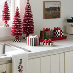 MacKenzie-Childs Christmas Gift Lidded Boxes  Tray Set| Kitchen & Dining Sets|Kitchen Storage & Organization