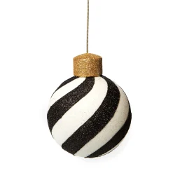 MacKenzie-Childs Classic Courtly Glass Ornaments, Set of 4| Holiday|Decor Sets