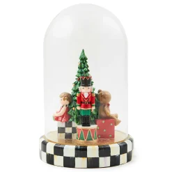 MacKenzie-Childs Classic Courtly Illuminated Nutcracker Cloche| Holiday|Room Accents