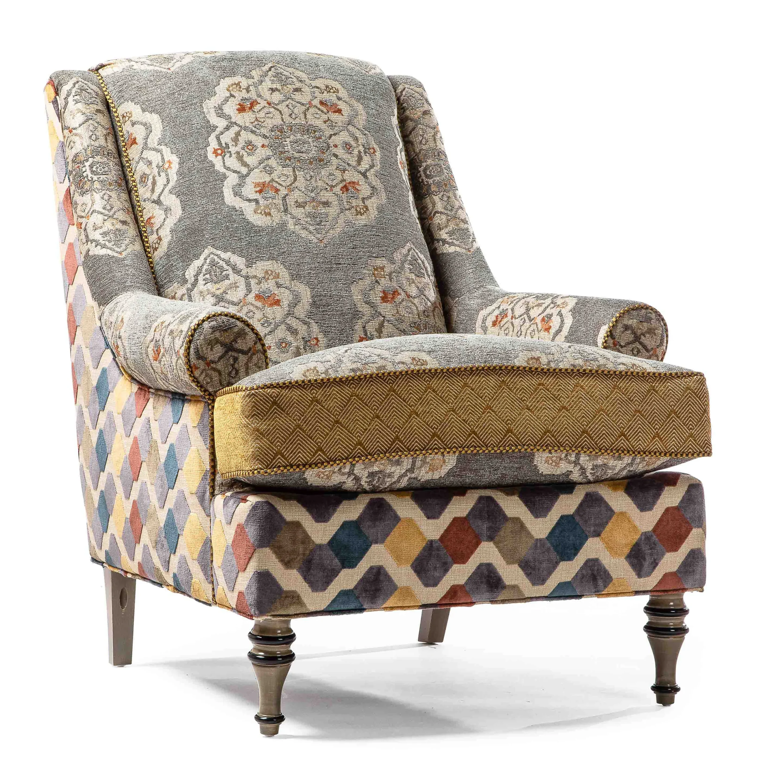 MacKenzie-Childs Cobblestone Chair| Living Room