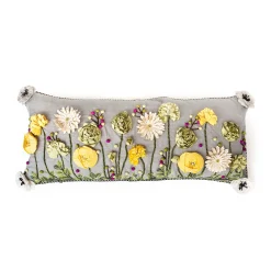 MacKenzie-Childs Coming Up Daisies Lumbar Pillow| Spring|Pillows, Throws, & Cushions