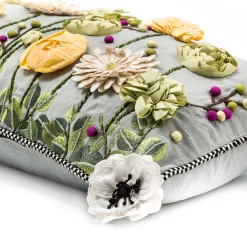 MacKenzie-Childs Coming Up Daisies Lumbar Pillow| Spring|Pillows, Throws, & Cushions
