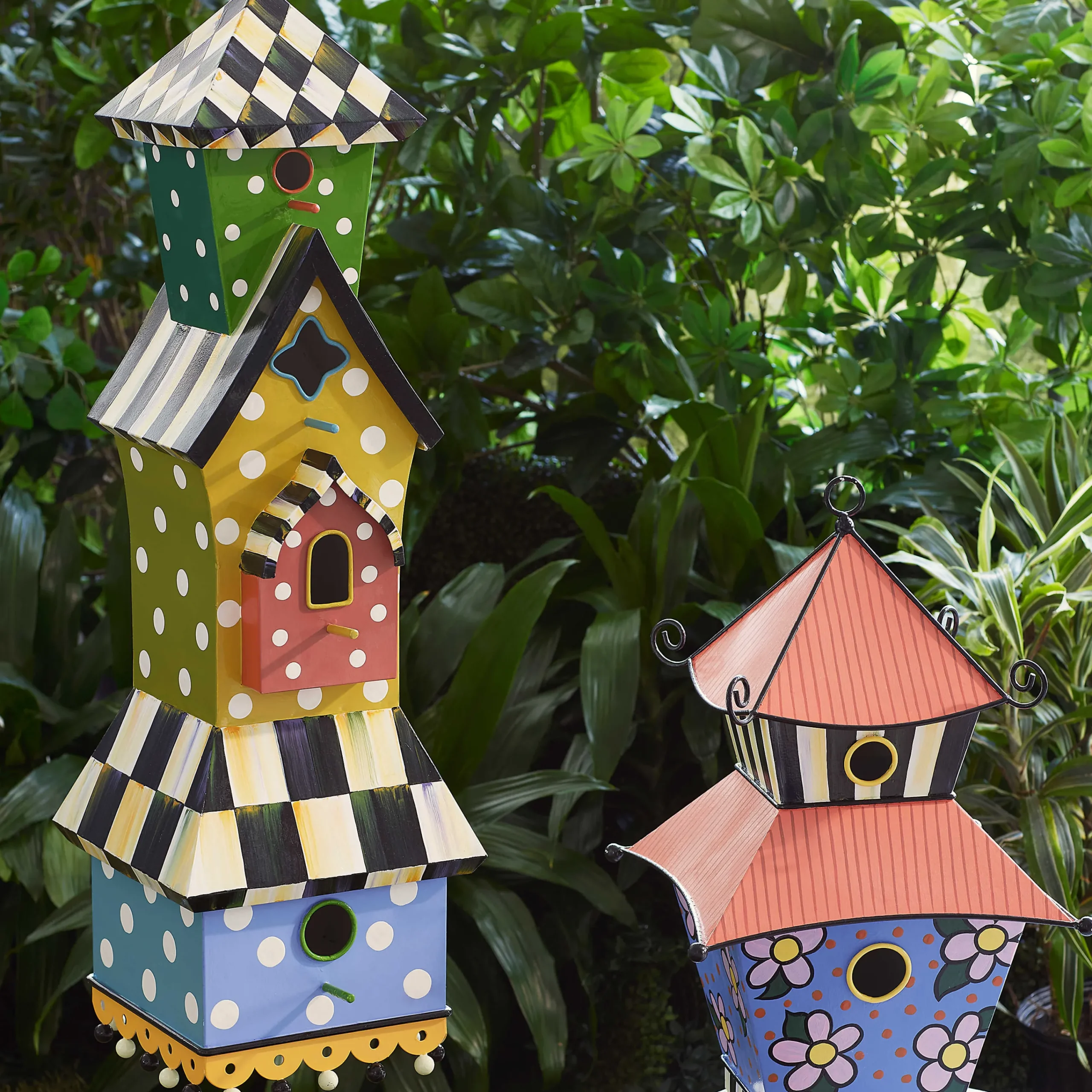MacKenzie-Childs Condominium Birdhouse| Spring|Outdoor