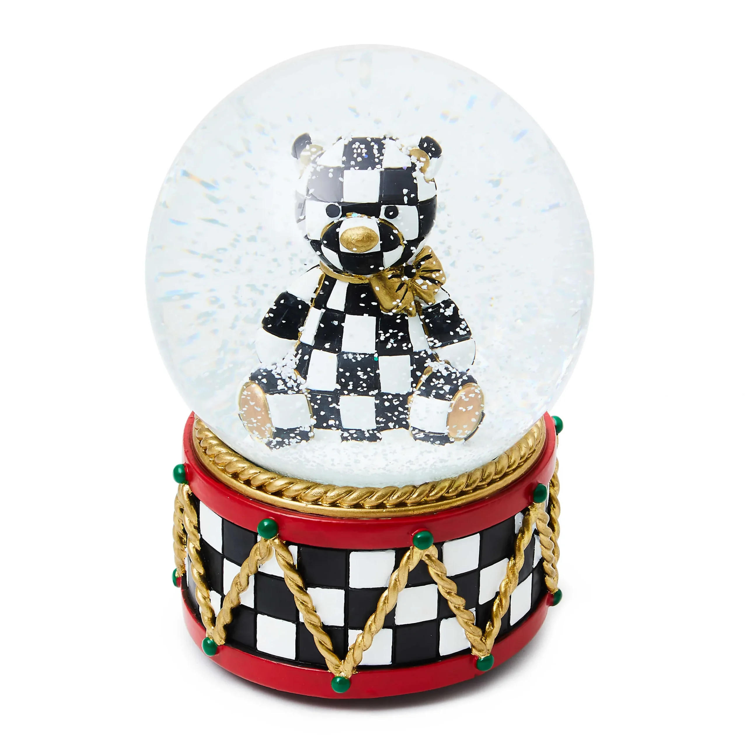 MacKenzie-Childs Courtly Bear Snow Globe| Room Accents